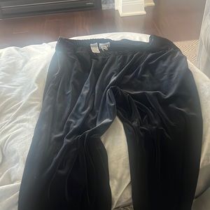 dKNy black velvet pants
